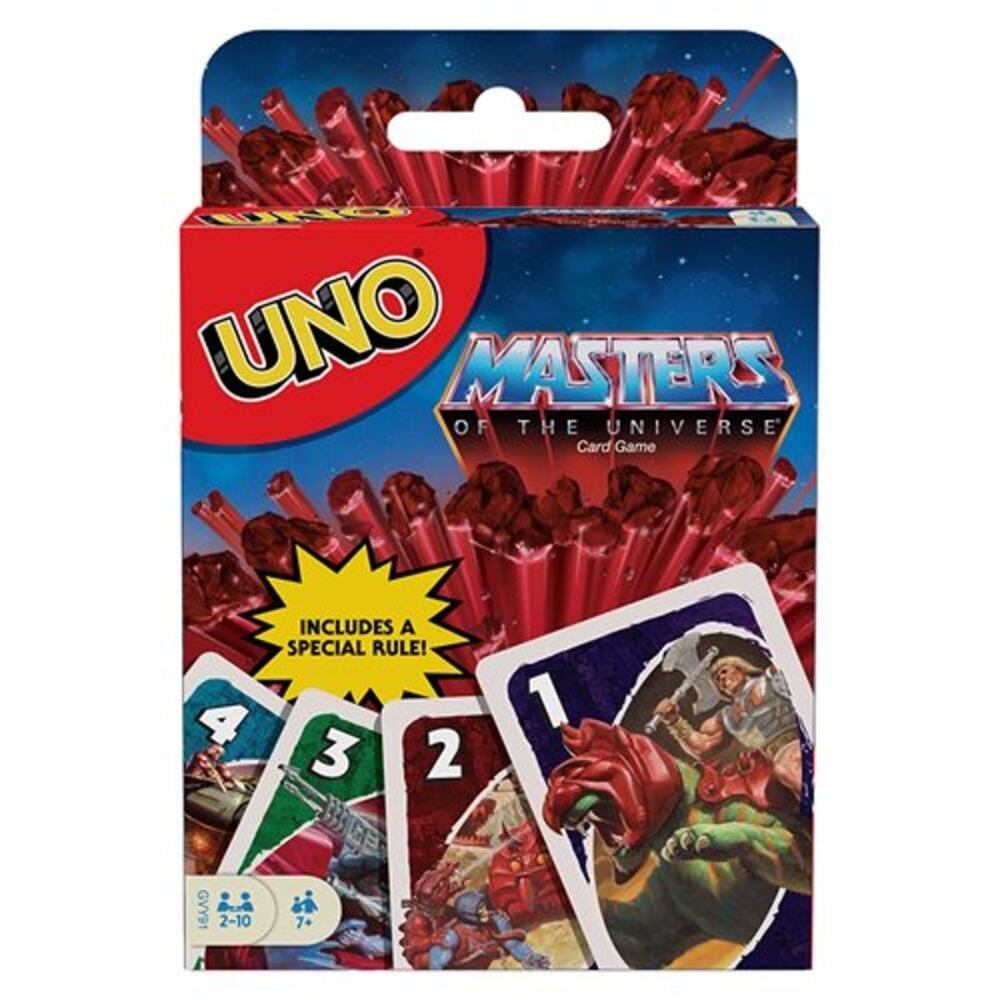 UNO Masters of the Universe Card Game with Special Rule for 2-10 Players NWT
